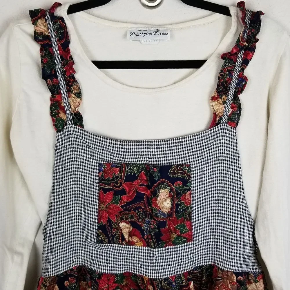 Sharon Anthony Lifestyles Dresses Christmas Jumper & Top Set Size 14 - Picture 3 of 9